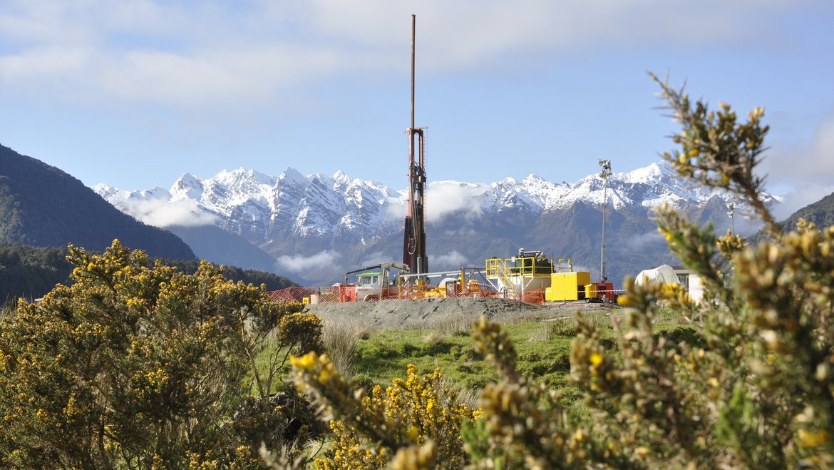 New Zealand Alpine Fault scientific drilling operation