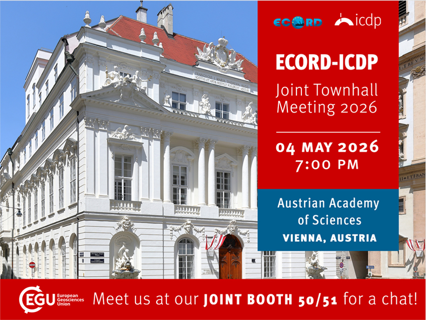ICDP&ndash;IODP&ndash;ECORD Town Hall poster, EGU 2026